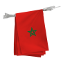 Drapeau de table du Maroc 10 x 15 cm