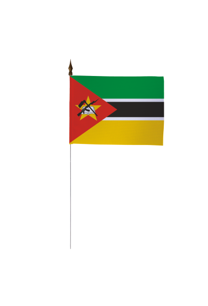 Drapeau de table de la Mozambique 10 x 15 cm