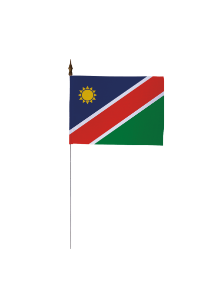 Drapeau de table de la Namibie
