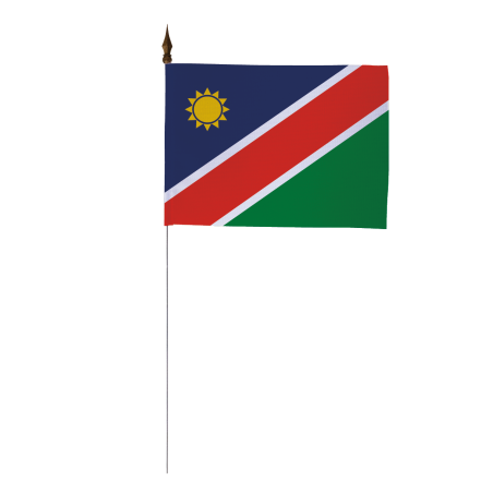 Drapeau de table de la Namibie