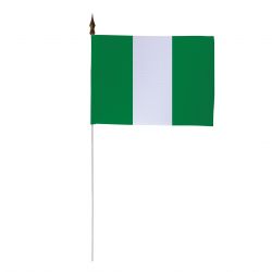 Drapeau de table du Nigeria 10 x 15 cm