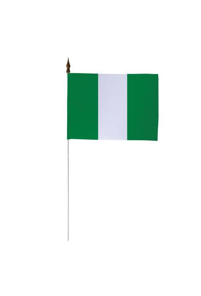 Drapeau de table du Nigeria 10 x 15 cm
