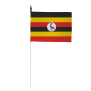 Drapeau de table de l'Ouganda 10 x 15 cm - A l'unité