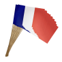Drapeaux 14x21 France à agiter