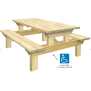 Table pique-nique Hanovre