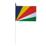 Drapeau de table des Seychelles 10 x 15 cm