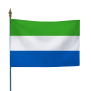 Drapeau Sierra Leone