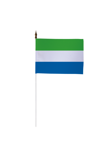 Drapeau de table de Sierra Leone 10 x 15 cm