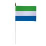 Drapeau de table de Sierra Leone 10 x 15 cm
