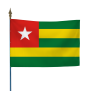 Drapeau Togo