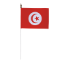 Drapeau de table de la Tunisie 10 x 15 cm