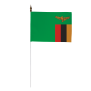 Drapeau de table de la Zambie 10 x 15 cm