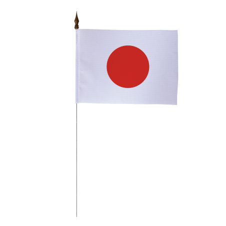 Drapeau de table Japon 10 x 15 cm - A l'unité