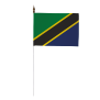 Drapeau de table de la Tanzanie 10 x15 cm