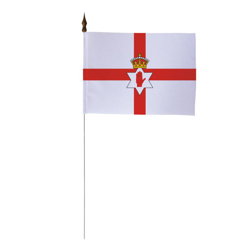 Drapeau de table d'Irlande du Nord - Ulster à l'unité
