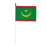 Drapeau de table de la Mauritanie 10 x 15 cm 