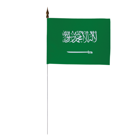 Drapeau de table Arabie Saoudite 10 x 15 cm
