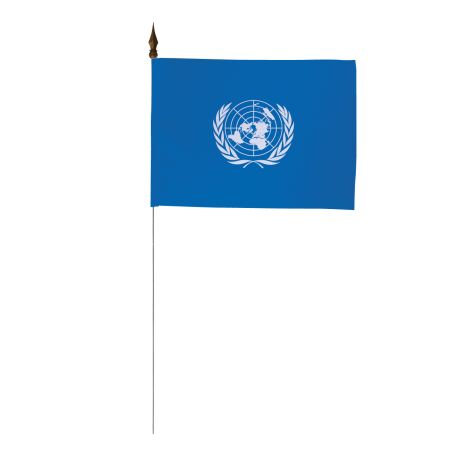 Drapeau de table ONU 10 x 15 cm