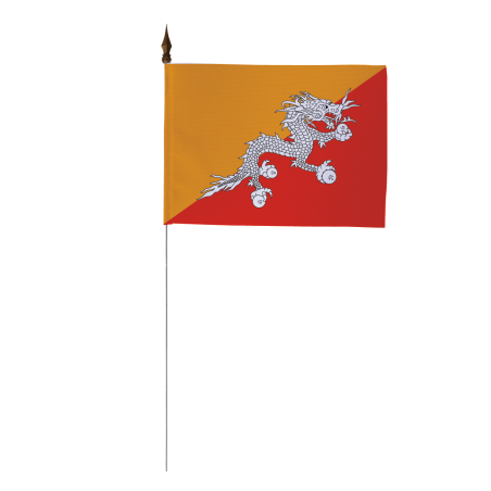 Drapeau de table Bouthan 10 x 15 cm