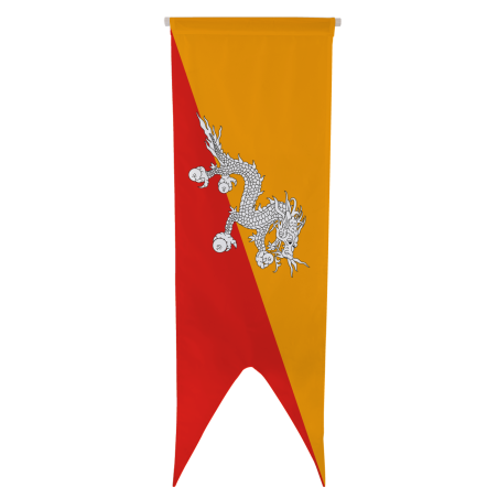 Oriflamme de Bhoutan