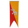 Oriflamme de Bhoutan