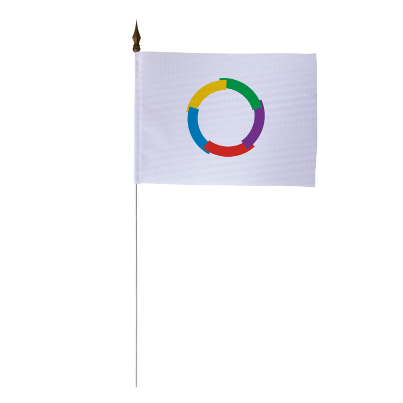 Drapeau de table de la Francophonie