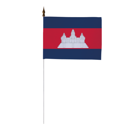 Drapeau de table Cambodge 10 x 15 cm