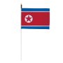 Drapeau de table Corée du Nord 10 x 15 cm