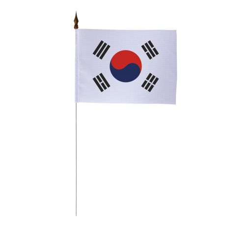 Drapeau de table Corée du Sud 10 x 15 cm