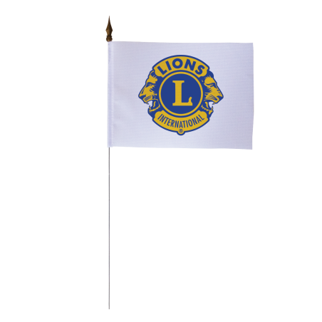 Drapeau de table Lions Club 10 x 15 cm