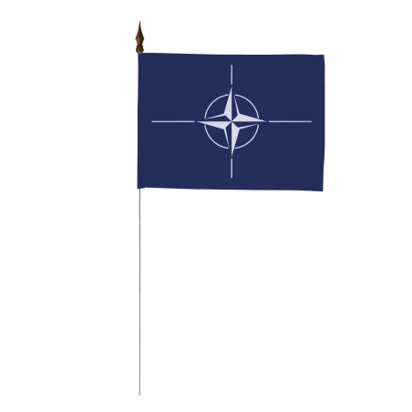 Drapeau de table OTAN 10 x 15 cm
