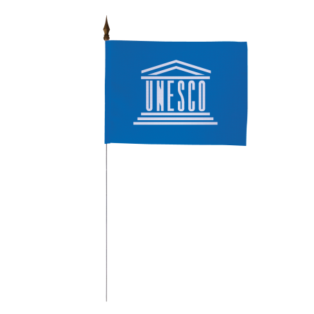 Drapeau de table Unesco 10 x 15 cm