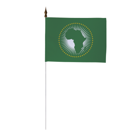 Drapeau de table Union Africaine 10 x 15 cm