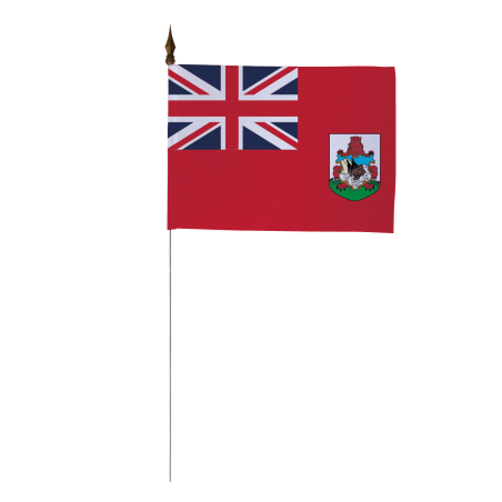 Drapeau de table des Bermudes 10 x 15 cm
