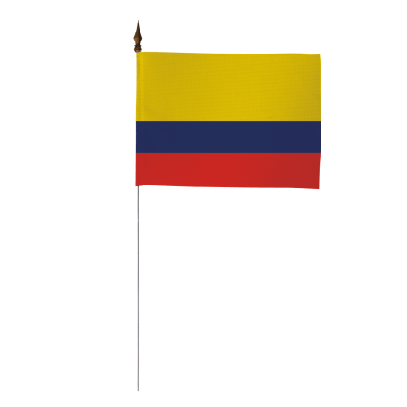 Drapeau de table de la Colombie 10 x 15 cm