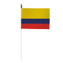 Drapeau de table de la Colombie 10 x 15 cm
