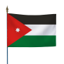Drapeau Jordanie