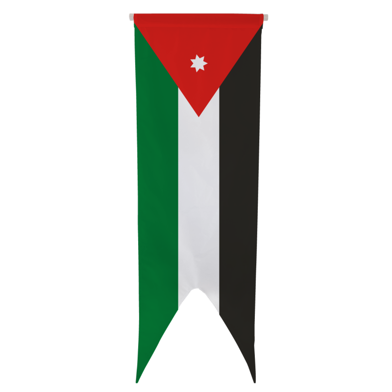 Oriflamme de la Jordanie