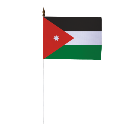 Drapeau de table Jordanie 10 x 15 cm