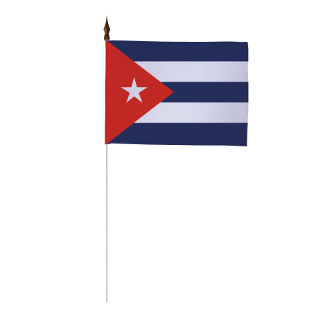 Drapeau de table de Cuba 10 x 15 cm