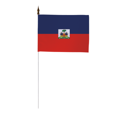 Drapeau de table d'Haïti 10 x 15 cm