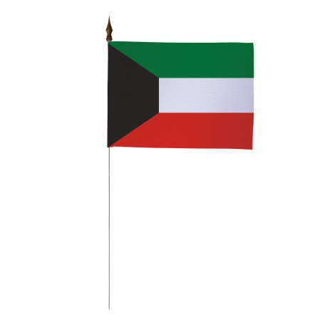 Drapeau de table Koweït 10 x 15 cm