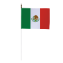 Drapeau de table Mexique 10 x 15 cm