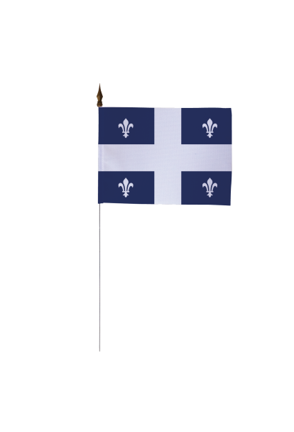 Drapeau de table Québec 10 x 15 cm