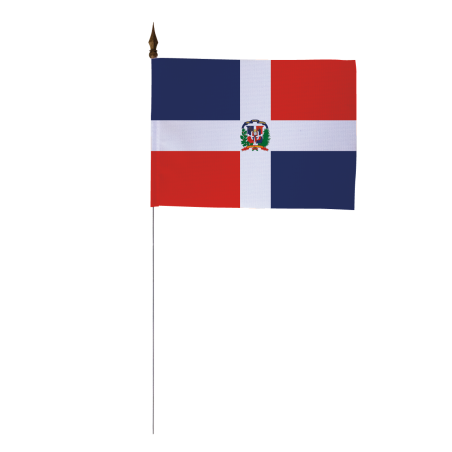 Drapeau de table République Dominicaine 10 x 15 cm