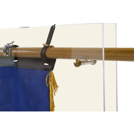 Vitrine plexi pour fanion militaire