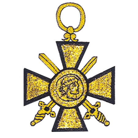 Drapeau Association brodé sur OTTOMAN