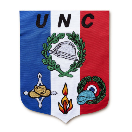 Drapeau Association brodé sur OTTOMAN