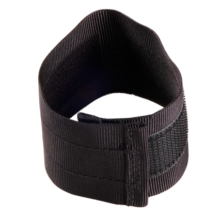 Ruban noir de mise en berne avec fermeture velcro