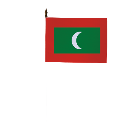 Drapeau de table Maldives 10 x 15 cm